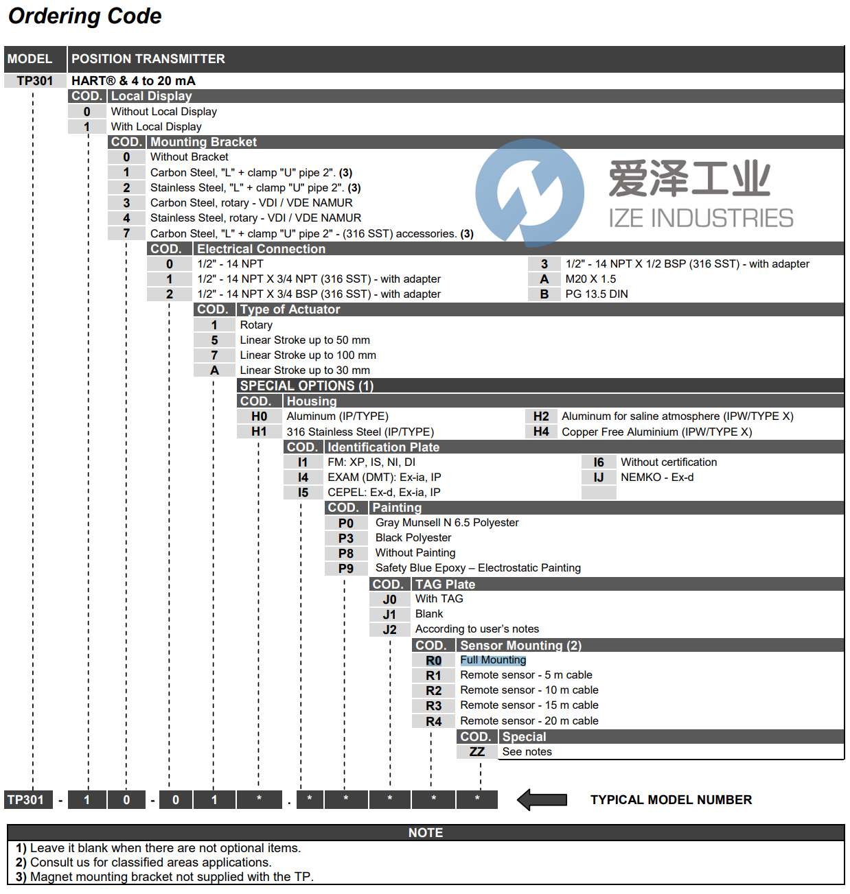 SMAR變送器TP301-00-A1.H0IEP0S0J0R0 愛澤工業(yè) ize-industries (2).png