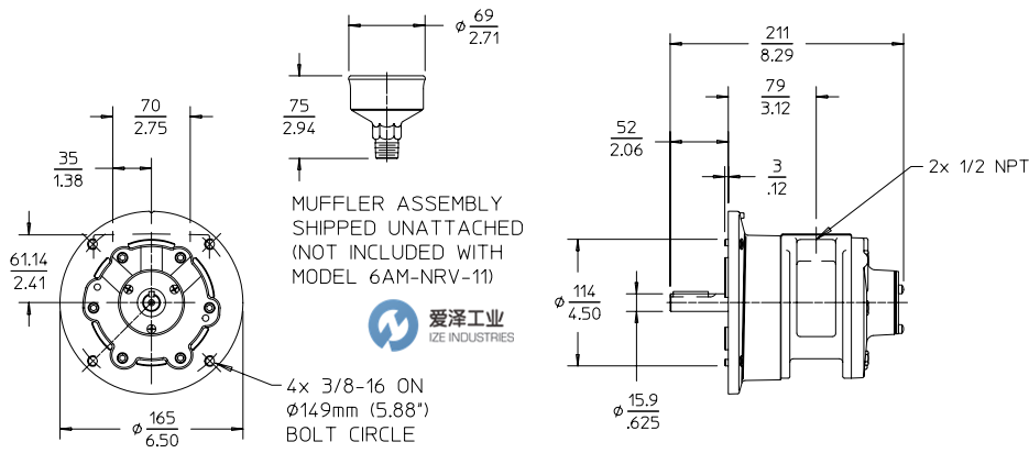 GAST馬達6AM-NRV-22A 愛澤工業(yè)izeindustries.png